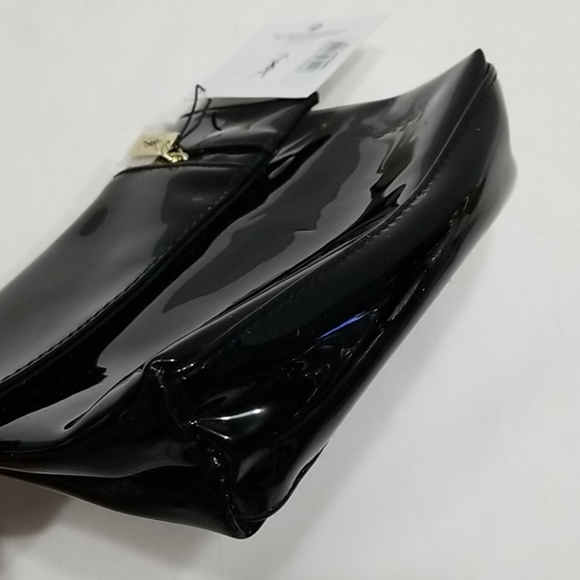 YSL Yves Saint Laurent Black Zippered Pouch - Picture 5 of 7
